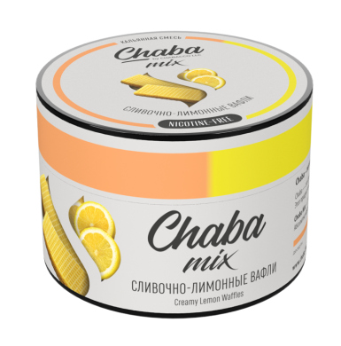 Chaba Mix Nicotine Free - Creamy lemon waffles ( - ) 50 .