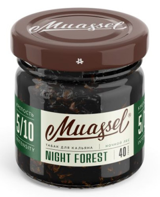 Табак для кальяна Muassel Strong - Night Forest Ночной лес 40 г