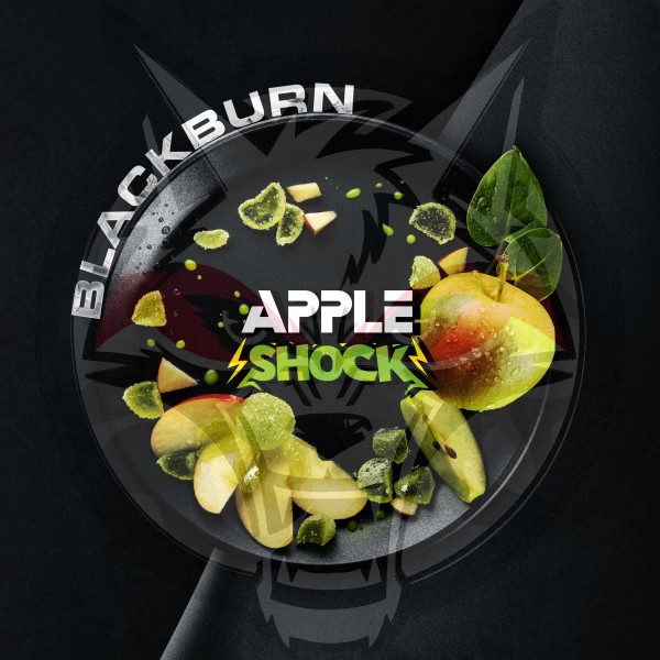 Black Burn - Apple Shock (Блэк Берн Кислое зеленое яблоко) 200 гр.