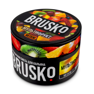 Brusko - Мультифрукт 50 гр. Medium