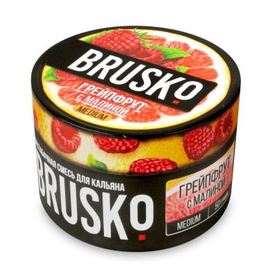 Brusko - Грейпфрут с малиной 50 гр. Medium