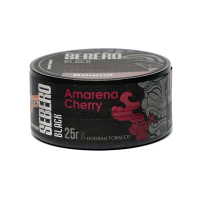 Табак для кальяна SEBERO Black с ароматом Вишня (Amarena Cherry) 25 гр