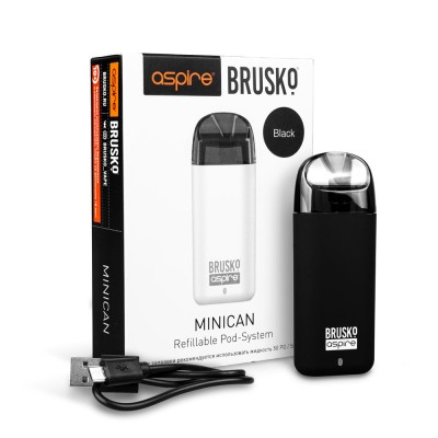 POD-система Brusko Minican - Черный, 350 mAh