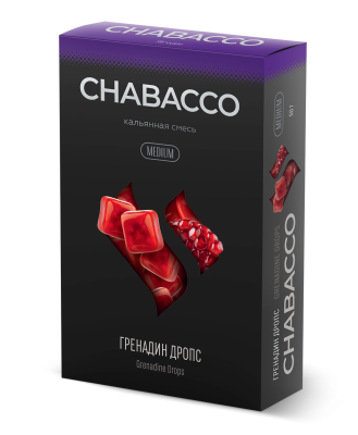 Chabacco Mix Medium - Grenadine drops (Чабакко Гренадин Дропс) 50 гр.