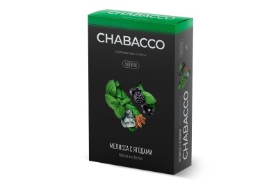 Chabacco - Melissa and Berries Medium (Чабакко Мелисса с ягодами) 50 гр.