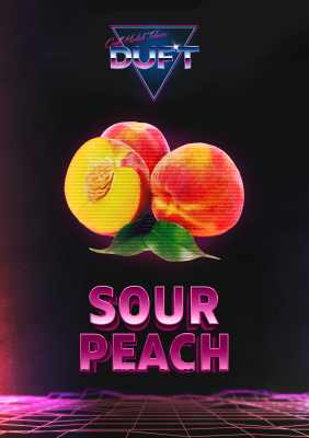 Табак для кальяна Duft Sour Peach (80 Гр) Кислый Персик