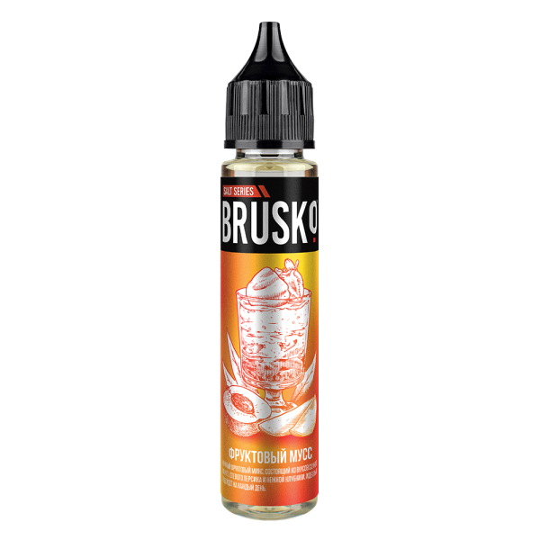 Жидкость Brusko - Фруктовый мусс (солевой никотин 50 мг/мл) 30 мл.