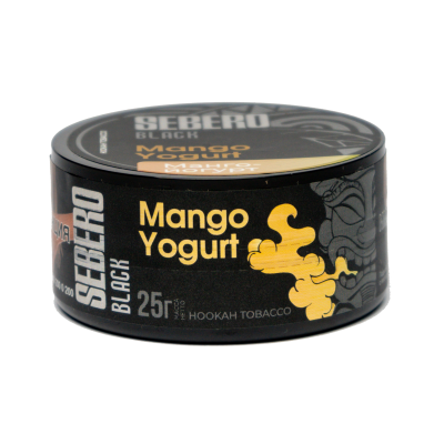 Табак для кальяна SEBERO Black с ароматом Манго-йогурт (Mango Yogurt) 25 гр
