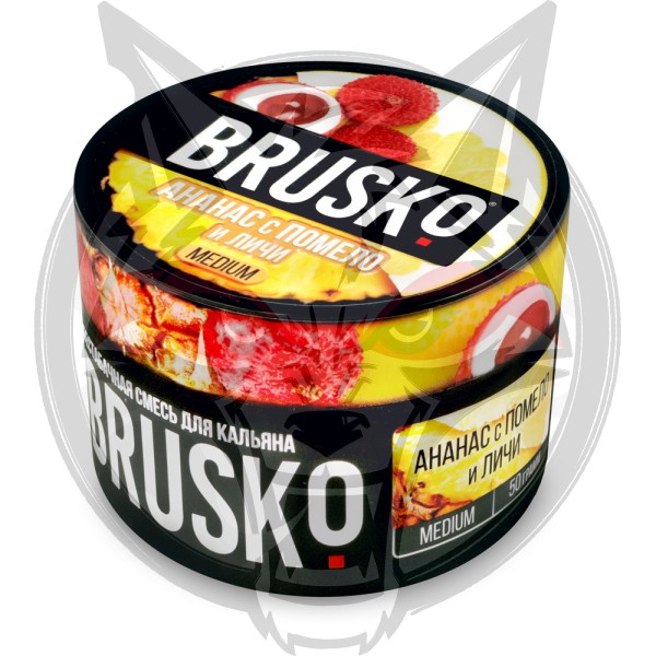 Brusko Medium - Ананас с помело и личи 50 гр.