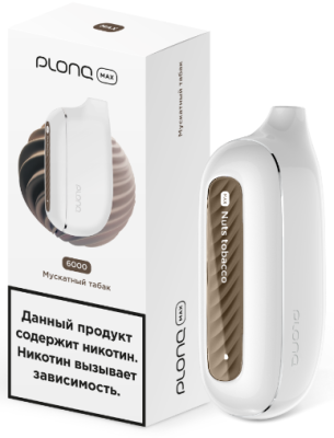 Plonq Max 6000 Мускатный табак (20 мг)