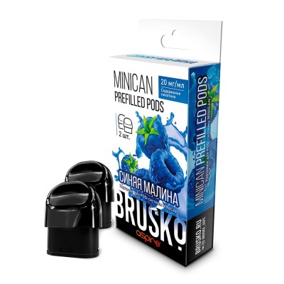 Картридж для Brusko Minican/Minican2/Minican Plus Prefilled (Синяя малина)