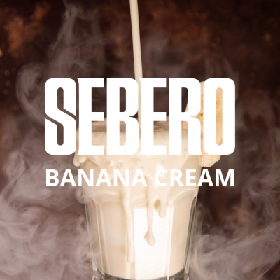 Табак для кальяна "Sebero" с ароматом "Банан-крем", 100 гр.