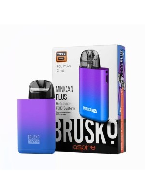 Pod набор Brusko Minican Plus 850 mAh Сине-фиолетовый градиент