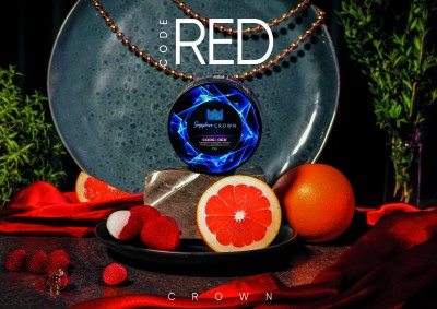Sapphire Crown - CODE: RED (Клубника, малина, розовый грейпфрут, личи) 100 гр.