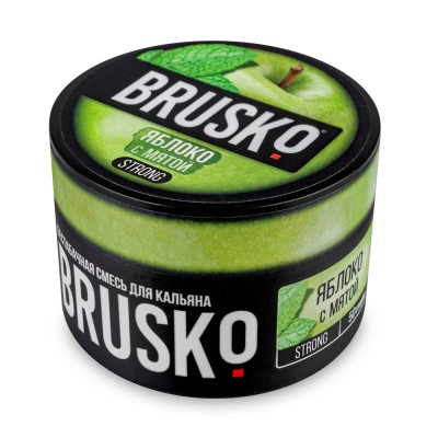 Brusko - Яблоко с мятой 50 гр. Strong