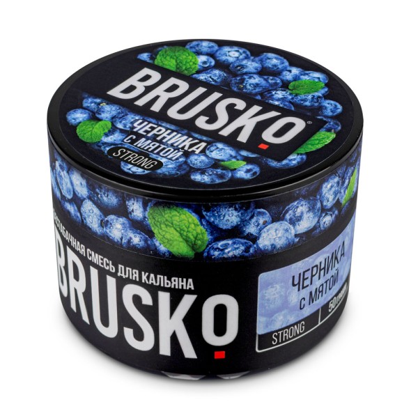 Brusko Strong - Черника с мятой 50 гр.