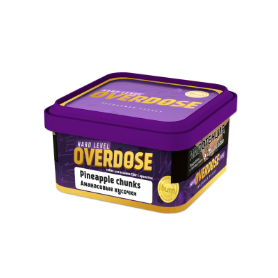 Табак для кальяна Overdose Pineapple Chunks (Ананасовые кусочки), 200 гр.
