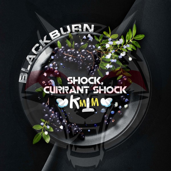 Black Burn - Shock, Currant Shock (Блэк Берн Кислая Черная Смородина) 100 гр.