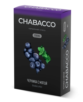 Chabacco Blueberry Mint (Черника с Мятой) Strong 50 г