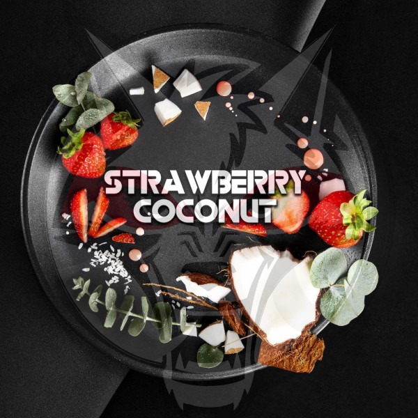 Black Burn - Strawberry Coconut (Блэк Берн Клубника с кокосом и эвкалиптом) 200 гр.