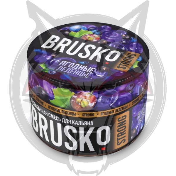Brusko Strong - Ягодные леденцы 50 гр.