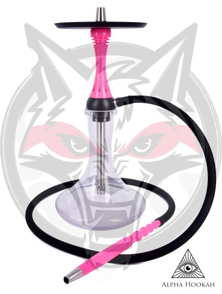 Кальян Alpha Hookah - Model X Rose Fluor (Розовый Флуорисцентный)
