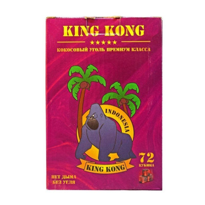 Уголь King Kong 72шт 25мм