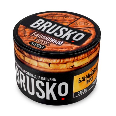 Brusko - Банановый пирог 50 гр. Strong