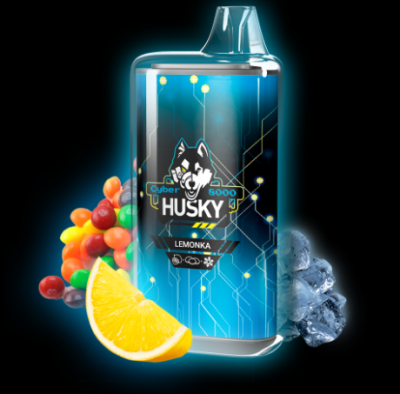 Husky Cyber 8000 Затяжек - Lemonka