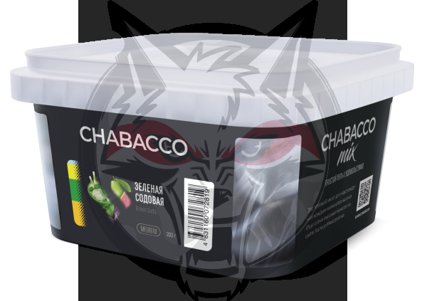 Chabacco Mix Medium - Green Soda (Чабакко Зеленая содовая) 200 гр.