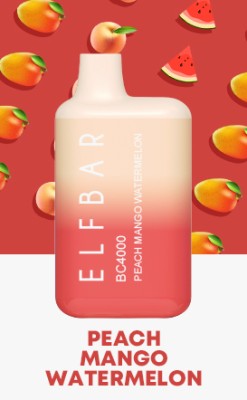 Elf Bar BC4000  - Peach, Mango, Watermelon