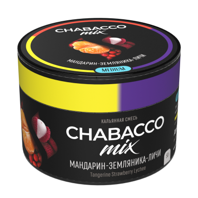 Chabacco Mix Medium - Tangerine Strawberry Lychee (Чабакко Мандарин-земляника-личи) 50 гр.