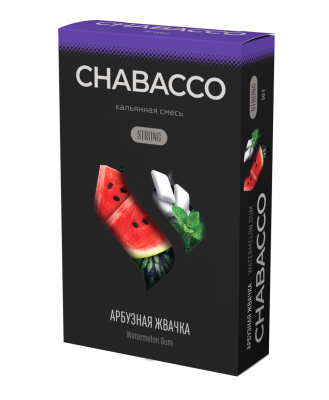 Chabacco Mix Strong - Watermelon Gum (Чабакко Арбузная жвачка) 50 гр.