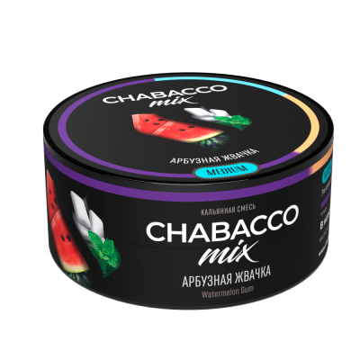 Chabacco Mix Watermelon Gum (Арбузная жвачка) Medium 25 г