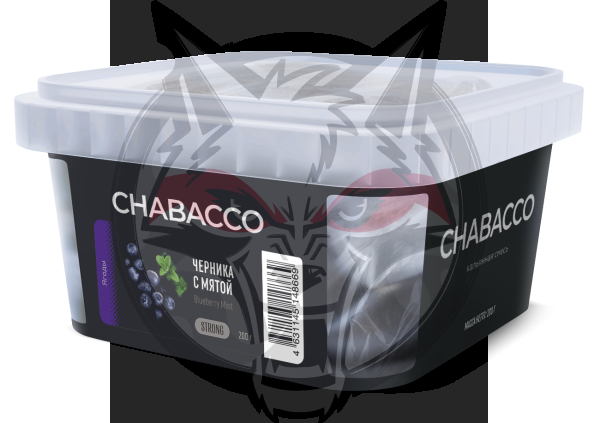 Chabacco Strong - Blueberry Mint (Чабакко Черника с Мятой) 200 гр.