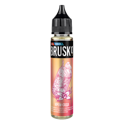 Жидкость Brusko - Крем-сода (солевой никотин 50 мг/мл) 30 мл.