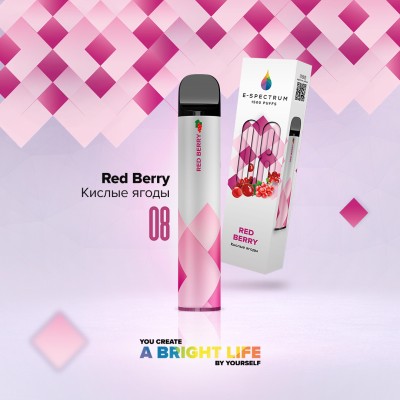 E-Spectrum - Red berry 1500 затяжек